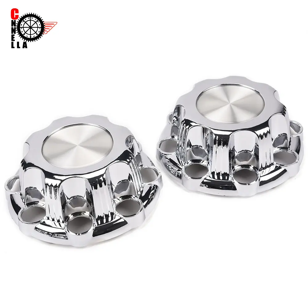 Chrome Wheel Hub Center Caps, 4Pcs 8-Lug Wheel Covers Fit for Silverado, Avalanche, Sierra (New), Wheel Cover Car Rims Car Accessories Aluminum Steel