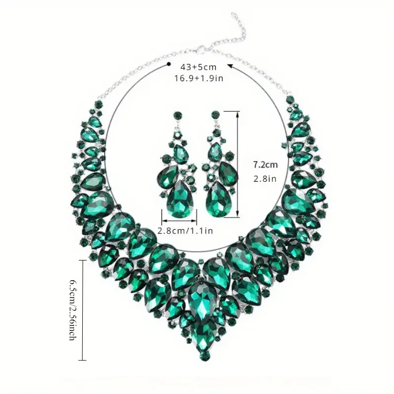 Sterling Silver Cubic frontal wig hd Wedding Women's Banquet Accessories Ladies Jewelry Set Exaggerated Necklace Earrings Three-Piece Luxury Fashion Alloy Rhinestone Ring Zirconia necklace  stack  star Rose Gold Sparkle Adjustable  necklaces