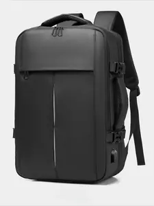 Large Capacity Expandable Travel Backpack, Laptop Backpacks, Waterproof Durable, Laptop Compartment for 15.6 Inch, USB Charging Port, Unisex, Fits Air France & British Airways