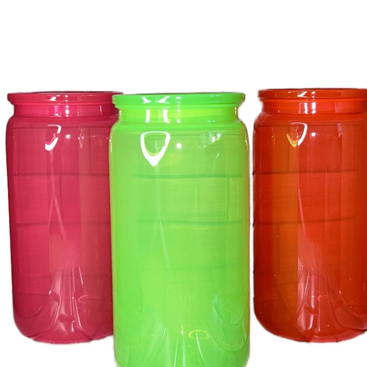 16oz Neon acrylic can cup ! Great for kids 5 colors available!