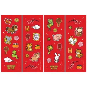 Lunar New Year Zodiac Stickers - 36 Pack