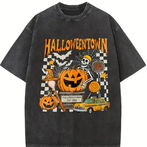 Halloweentown Est 1998 Shirt, Halloweentown University T-shirt, Halloween Comfort Colors Shirt, Skeleton Pumpkin Tee, Spooky Season, Halloween Gift