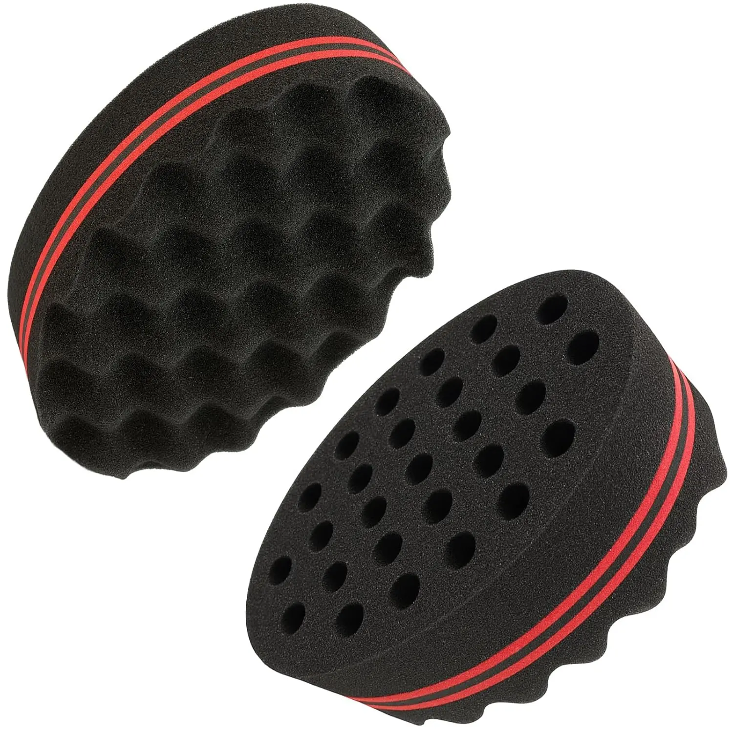 Hair Twisting Tool and Sponge, Double-Sided Barber Styler for Creating Afro Coils, Dreads, and Curls - Unisex, For Short or Long Hair
