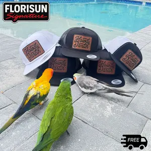 Sassy 'Howdy Darlin'' Engraved Leather Hat - Florisun Signature Snapback Trucker Hat - Country Couple Gift - Funny Western