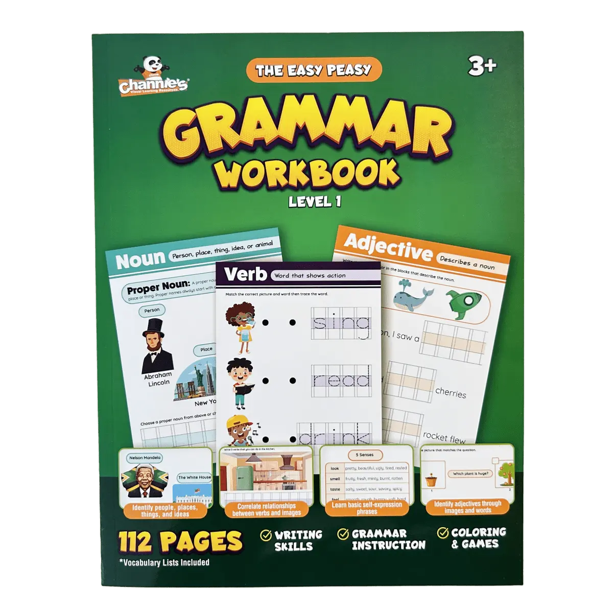 Channie’s Easy Peasy Grammar Workbook Level 1