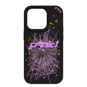 P*nk Spider Case (Black) by The Case Market | Streetwear Inspired | Durable and Water Resistant