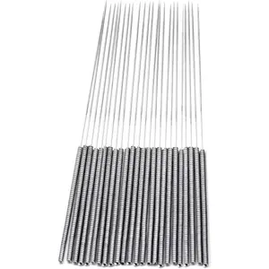 100 count 3D Printer Nozzle Cleaning Kit, 0.4 mm Stainless Steel Nozzle Cleaning Filament, 3D Printer Nozzle Cleaner Tool,3D Printing Tool kit 3D Printer Accessory for Filament Nozzles