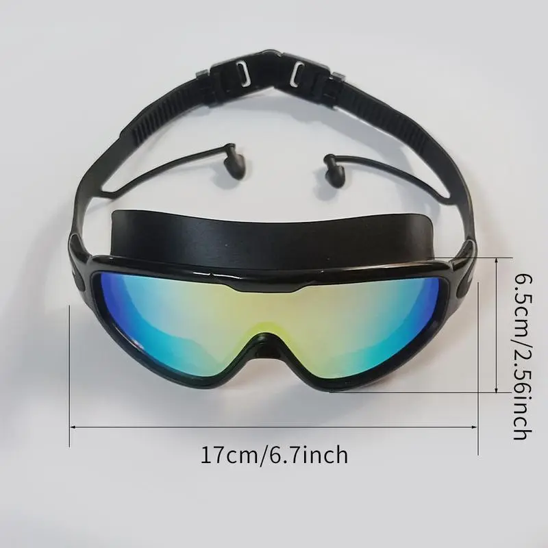 3-Pack Swim Goggles with Nose Clip for Adults and Teens, Leak-Proof Design for Full Protection, Comfortable and Stylish for Pool Beach Open Water 3-Pack Swim Goggles with Nose Clip for Adults and Teens, Leak-Proof Design for Full Protection, Comfortable and Stylish for Pool Beach Open Water