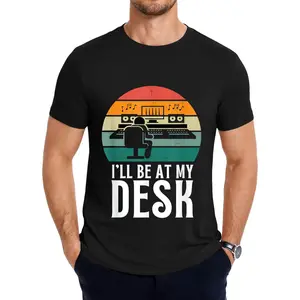 Sound Engineer Recording Studio T-Shirt I Will Be At My Desk