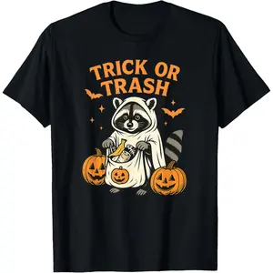 Retro "Ghost" Text Black Cotton Casual T-Shirt Sweatshirt TOP