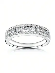 1 PC Elegant Cubic Zirconia Ring For Women For Wedding Engagement Party Jewelry Valentine's Day Gift