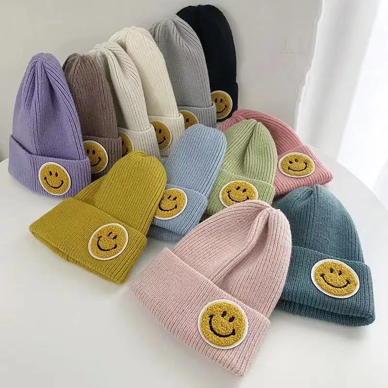 COZY SMILEY BEANIES