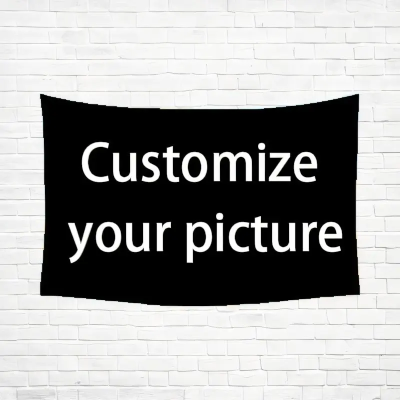 Custom Faux Burlap (Linen) Flag - Multiple Sizes, 40"x30" Option, Personalized Text, Durable Colorfast Lightweight Cotton, Gentle Wash, Indoor/Outdoor Home Decor Tapestry for Garden & Patio Wall