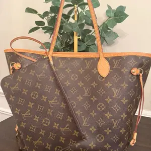 Pre-owned Louis Vuitton Canvas Tote Bags Monogram MM 2014 Neverfull
