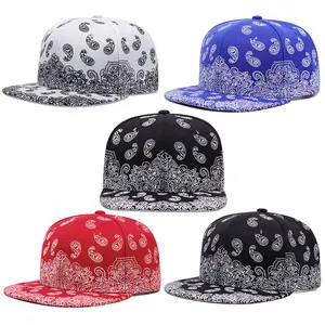 Solid color cashew flower series Flat edge hat for women Neutral style fashion Adjustable Hip Hop Hat