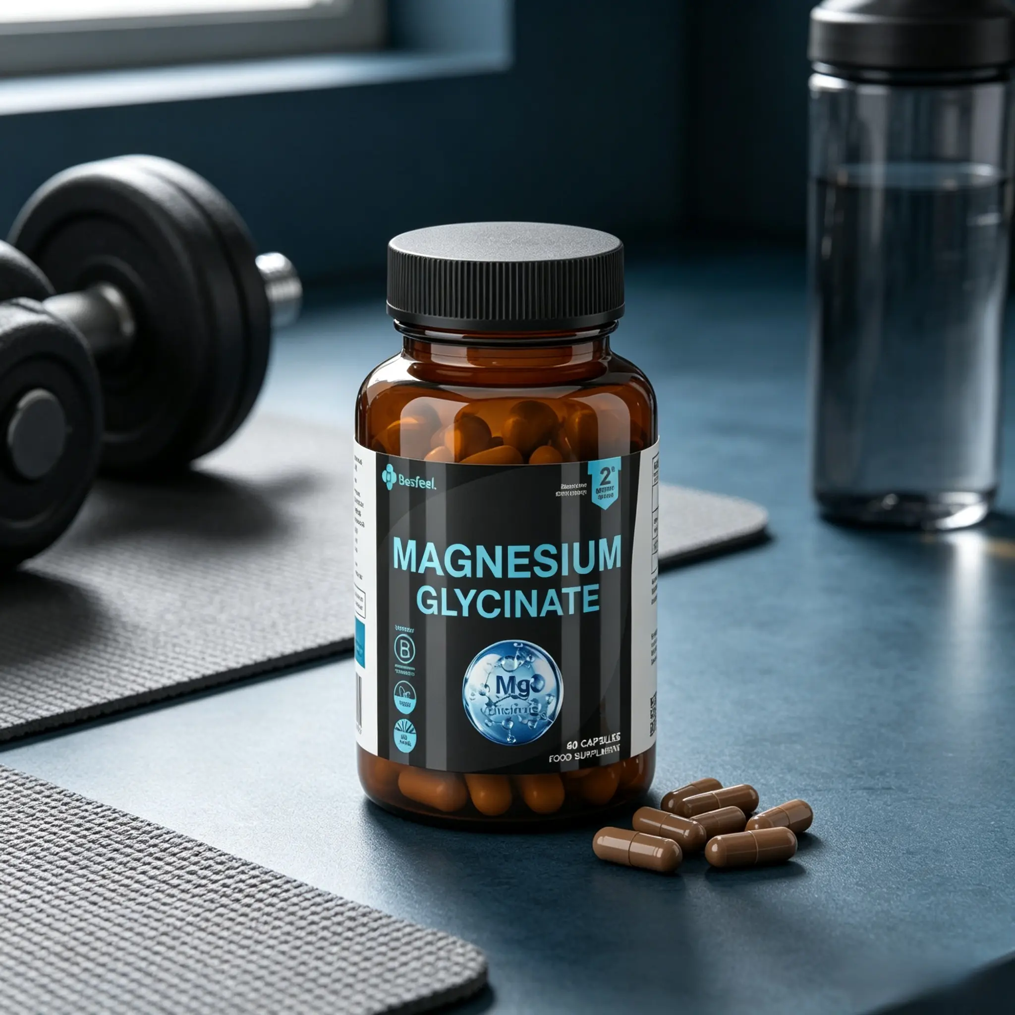 Formulated with magnesium glycinate—magnesium bound to the amino acid glycine—it is gentle on the stomach, causing no irritation, diarrhea, or bloating. It soothes tense nerves and relaxes stiff muscles, promoting deep sleep.
