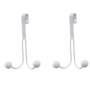 Home Collection Pack of 2 Over-the-Door Hooks