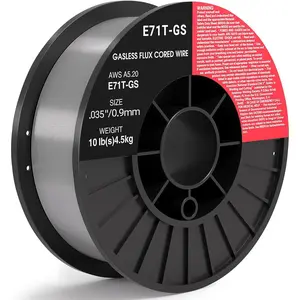 Flux Core Mig Wire, Mild Steel E71TGS, 0.035 Diameter, 10-Pound Spool (0.035-Inch 10 LB)