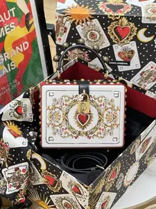 Pre-owned Dolce & gabbana Leather Shoulder Bags UNUSED Dolce&Gabbana box Bag FullSet 19*15cm 12191