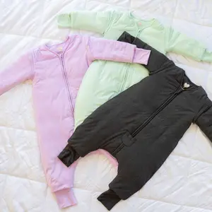 Little Big Sunshine 1.5 TOG Toddler Bamboo Sleep Sack, Sleeping Bag with Optional Sleeves, Wearable Blanket for Babies