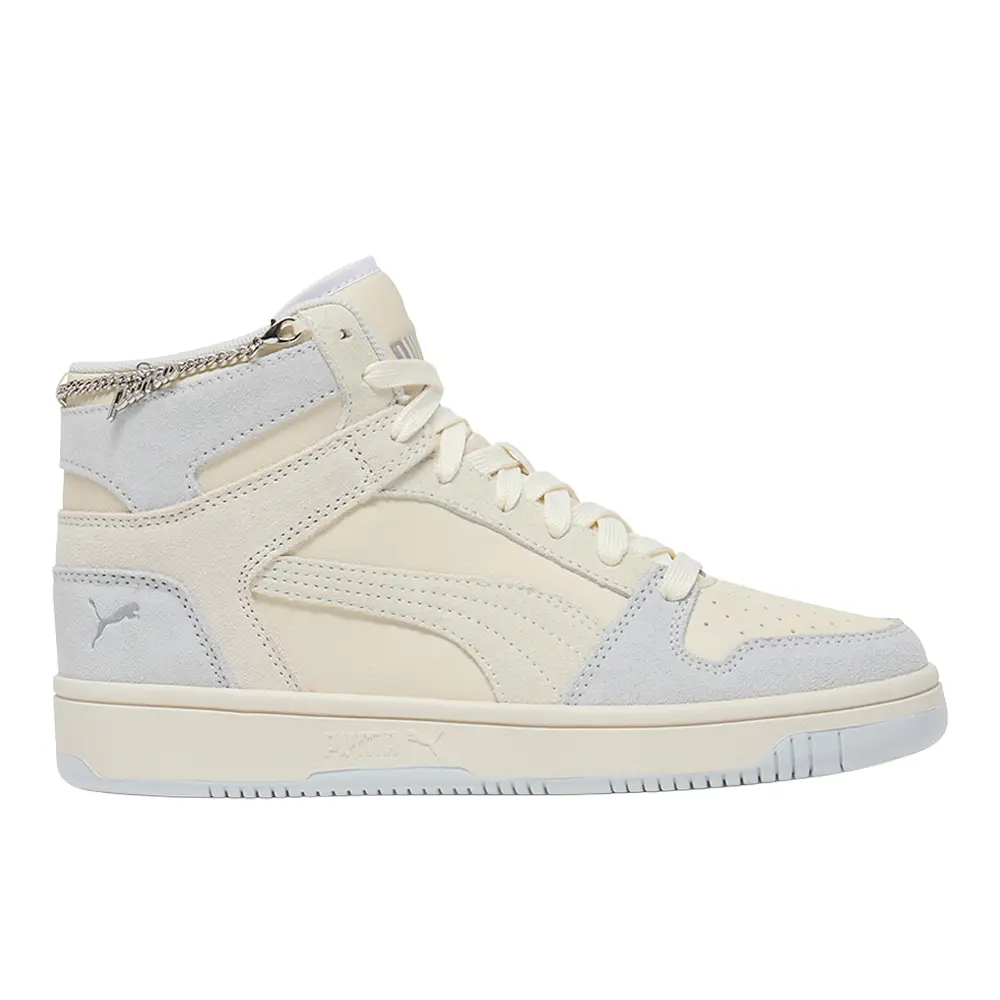 PUMA Womens Rebound Layup Bling Dreams Lace Up Sneakers Shoes Casual - Blue, White