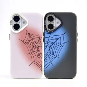 Love Spider Web Phone Cases for iPhone 13-17 Pro Max/ Plus/ air Protective Case - Shockproof Cover, Couple Gift, BFF Gifts