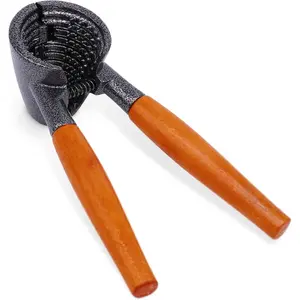 Anwenk Heavy Duty Nutcracker Pecan Walnut Plier Opener Tool with Wood Handle