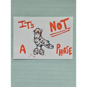 It’s Not A Phase | ACEO, Miniature Art, original art