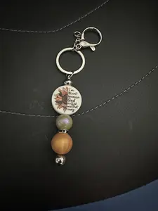 Beaded Keychains - Original Design for Easy Display and Accessory Use