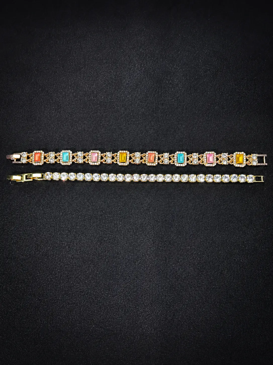Dopamine Glitter Bracelet Set