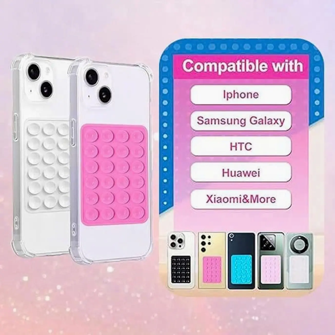 [Gift] SILICON SUCTION FOR PHONE CASE, TRENDY AND FASHION