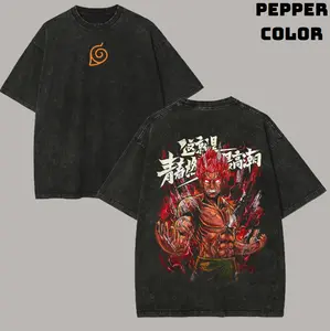 Might Guy Vintage Graphic Tees, Naruto Shirts, Naruto Merch, Anime Merch, Anime Clothing, Unisex Manga Anime T-Shirt, Gifts For Men Women Top Streetwear Menswear Womenswear Tshirt