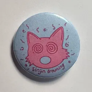 Handmade Sinjin Drowning merch YouTuber 1.25 inches Pin Button Badge pinback buttons pins