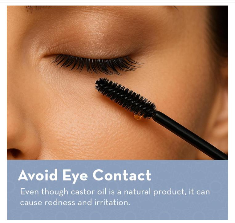 Pure Body Naturals Castor Oil for Eyelashes and Eyebrows - 1 Fl Oz Nourishing Brow & Lash Growth Serum - Organic, Hexane Free, Cold Pressed, Unrefined - Eyelash and Eyebrow Growth Serum for Women