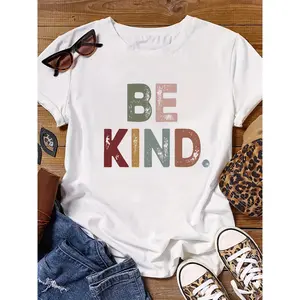 Curve & Plus Size Must-Have: Super Soft & Breathable Oversized T-Shirt with Trendy Graphic Print, Round Neck & Short Sleeve. Perfect for Body Positive OOTD, Summer Casual Wear and Inclusive Fashion Wardrobe.