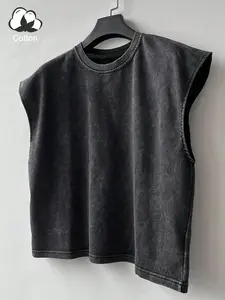 Unisex Washable Breathable Sleeveless Vest, Casual Loose-Fitting Design, Perfect for Daily Wear & Outdoor Activities, Comfortable & Stylish