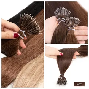 NEW Arrivals Hot Sell Nano Rings Hair Extension Microrings Italian Keratin Hair Extensions Nano Beads Non-Remy 30strands/pack 12-20 inch