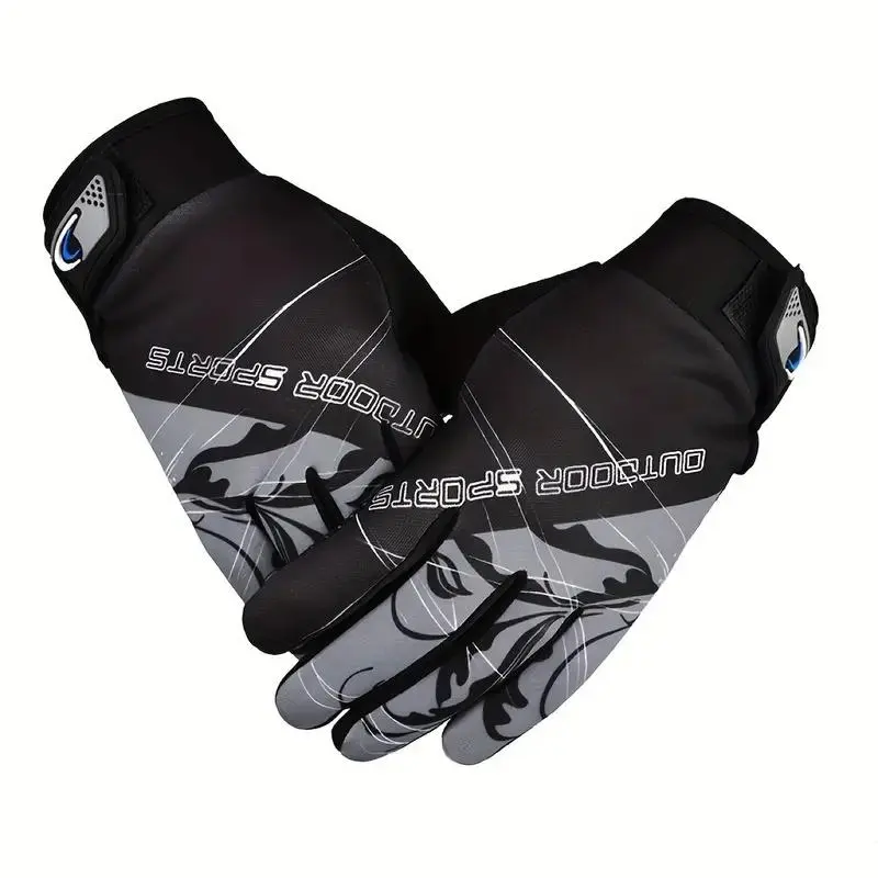 Motorcycle Full Finger Gloves, Breathable Non-slip Wear-resistant Bicycle Motorcycle Gloves, Sports Cycling Gloves, Protective Gear, Motorcycle Riding Gloves