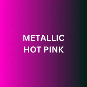 3D Super Puff Heat Transfer Vinyl - Metallic Hot Pink *NEW*