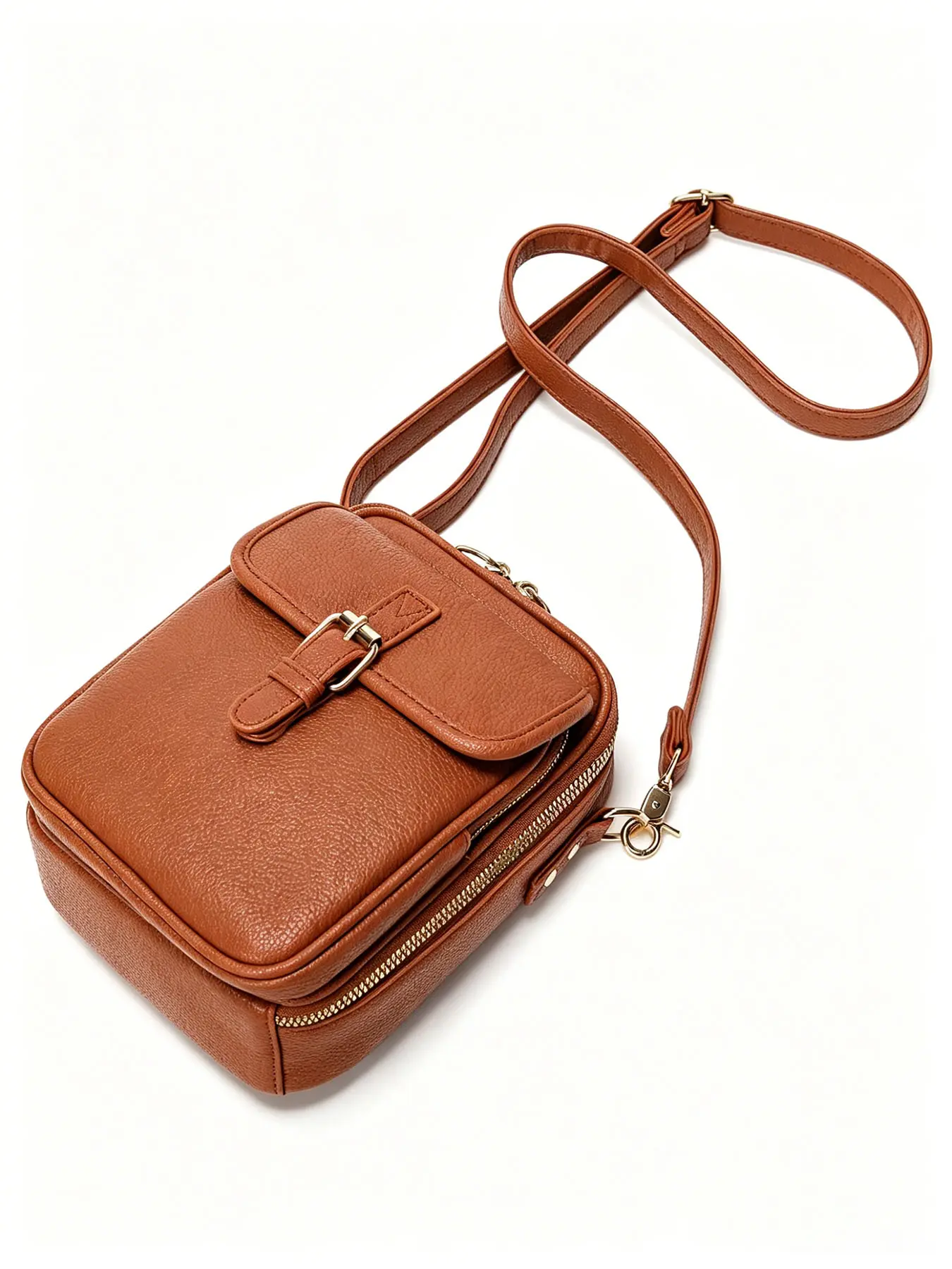 Women's Small Crossbody Bag, Chic Crossbody Bag, Artificial Leather Messenger Bag, Vintage Wallet, Anti-Theft Shoulder Bag with Card Slots, Fashion Accessory, Faux Leather Crossbody, Crossbody Shoulder Handbag, Casual Purse