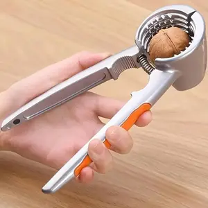 Multi-Functional Nut & Dried Fruit Shell Opener, Heavy-Duty Aluminum Walnut Cracker, Ergonomic Handle, Kitchen Tool for Baking & Snacking