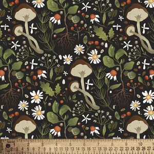 WOODLAND MUSHROOMS - David Textiles - Buy More Save More WOODLAND MUSHROOMS - David Textiles - Buy More Save More