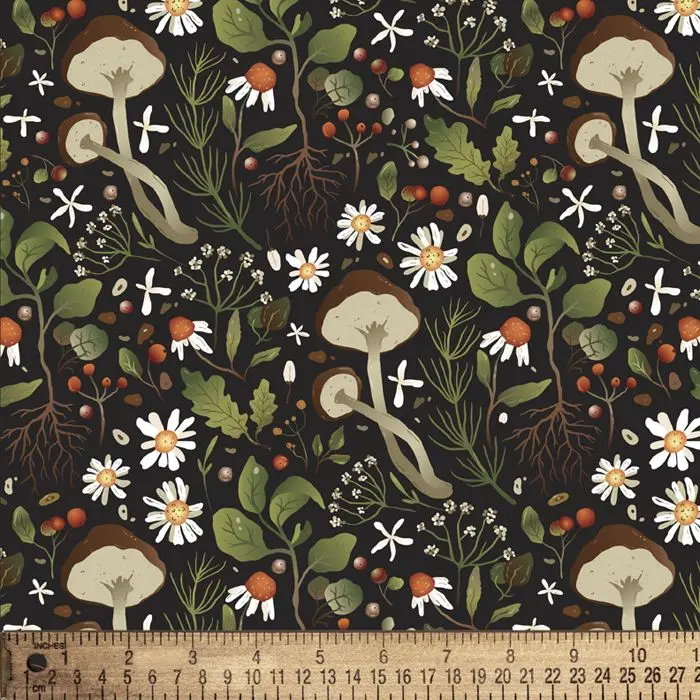 WOODLAND MUSHROOMS - David Textiles - Buy More Save More