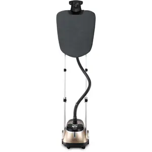 Salav GS44-DJ GOLD 1500W Garment Steamer Built in Ironing Board, Gold & Black