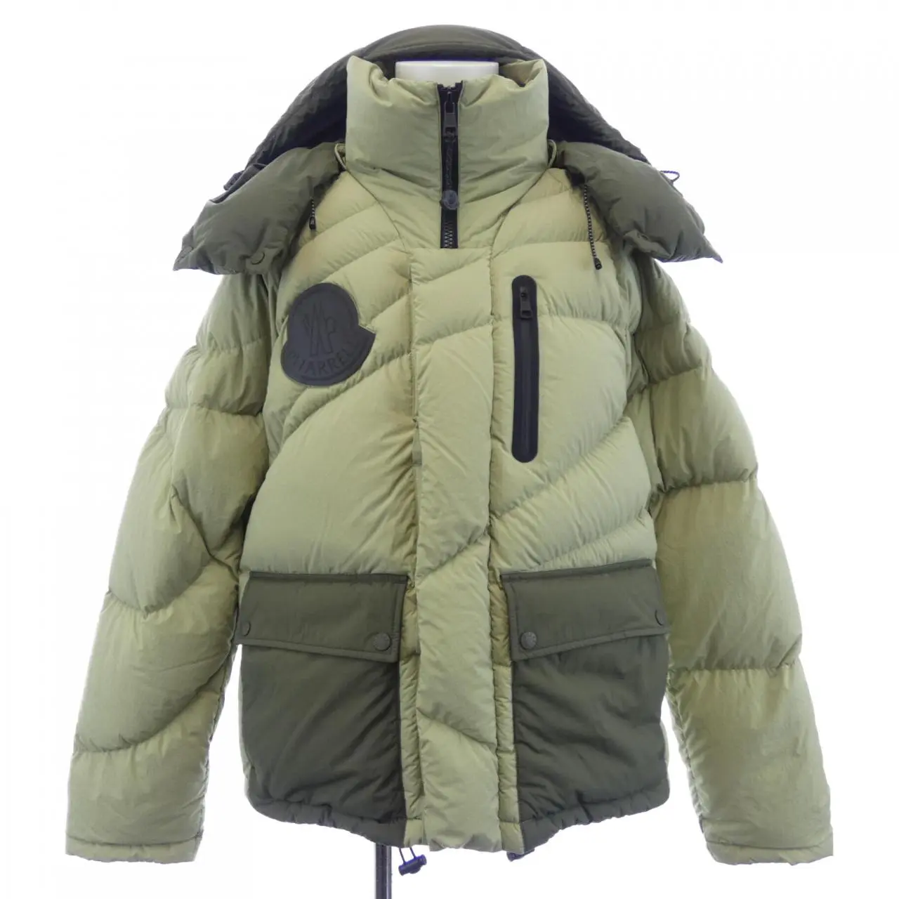 Pre-owned MONCLER Nylon Small Leather Goods Genius PHARRELL WILLIAMS CHESTNUT Down Jacket