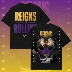 Roman Reigns vs Seth Rollins Shirt, Summerslam Shirt, WWE Shirt, WWE Merch, Gift For Wrestling Fans