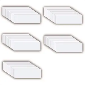 Dry Erase Magnetic Labels 1x3 Pack of 60 Write On Magnets Sticker Real Waterproof Reusable for Classroom Office Cabinet and More