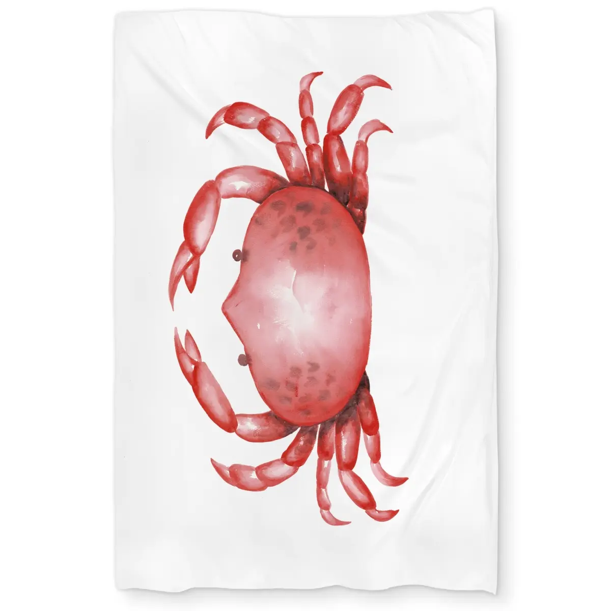 360 stand Microfiber Cloth Twin Extra Long Printed Crab Face Duvet Cover - Machine Washable, Coastal Vibe, Home Decor Essential Bedding for Coastal Spaces, Seaside Charm, Decorative Duvet Cover, Crab Design