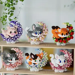 [Adorable Animal] Panda Series Building Block Toys | Adorable Animal Figures | For Christmas and New Year Holiday Gifts Valentine's Day Gift