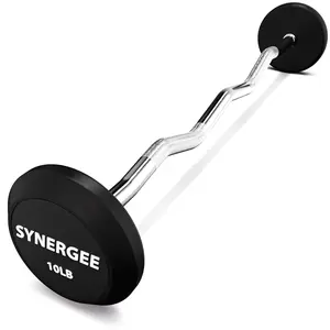 Synergee Fixed Easy Curl Barbell